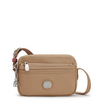 Kipling Abanu Slim Crossbodytassen Beige | BE 1033TC